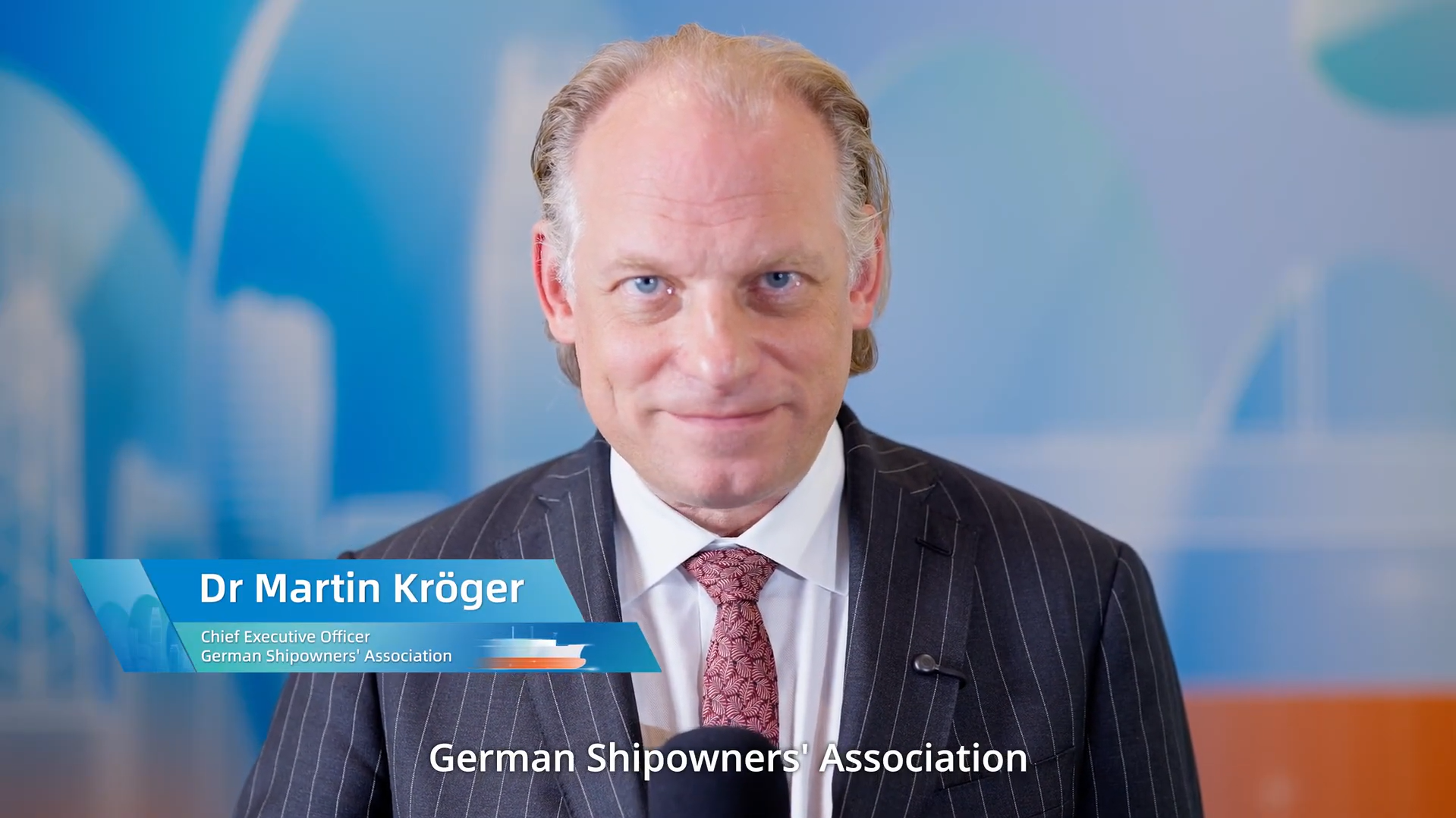 Hong Kong Maritime Week 2025 - Exclusive Interview of Dr Martin Kröger, CEO of German Shipowners' Association