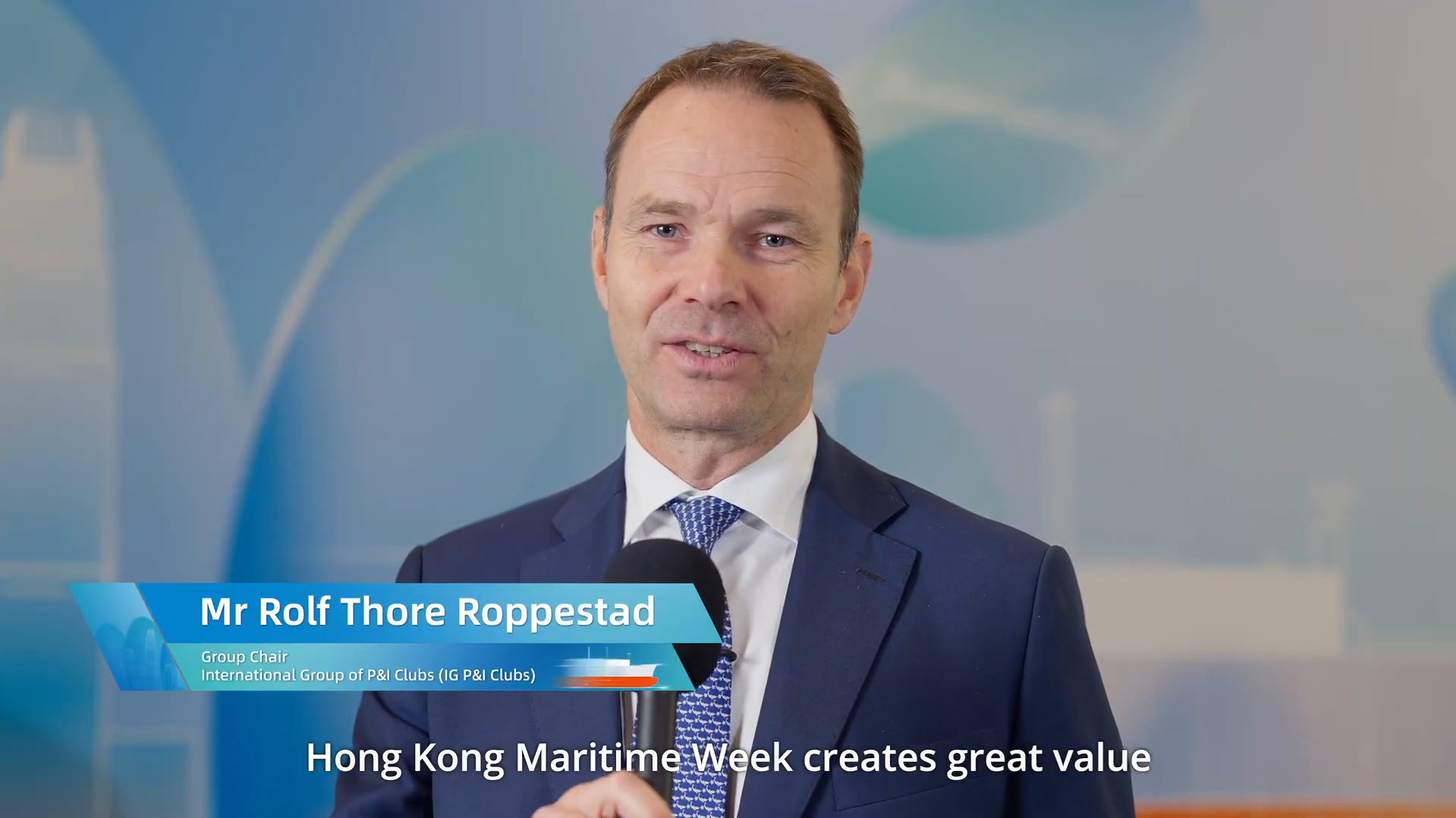 香港海運週2025 - 國際保賠協會集團主席Rolf Thore Roppestad先生專訪 (只有英文)