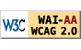 W3C WAI-AA WCAG 2.0 -（WAI） Web Content Accessibility Guidelines 2.0
