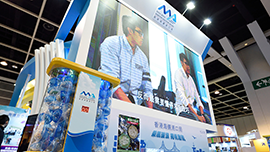 Career videos were displayed at the booth introducing the entry requirements, career prospects and job opportunities of the maritime industry.